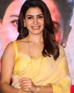 Samantha Ruth Prabhu wears a Rs. 1 lakh organza saree