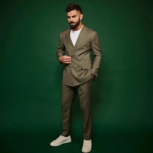 Virat Kohli in a suit and Anushka Sharma in Dior were stylish