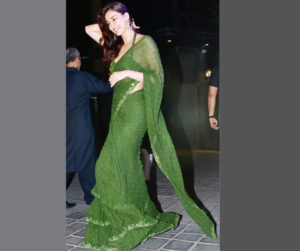 Disha Patani's Rs. 1.2 Lakh Green Saree Is Sexy