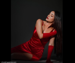 Shehnaaz Gill Breaks the Internet in a Rs. 17k red midi dress