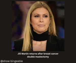 Jill Martin returns after breast cancer double mastectomy