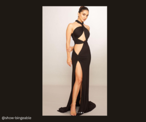 Kiara Advani Looks Elegant In Black-Draped Dress